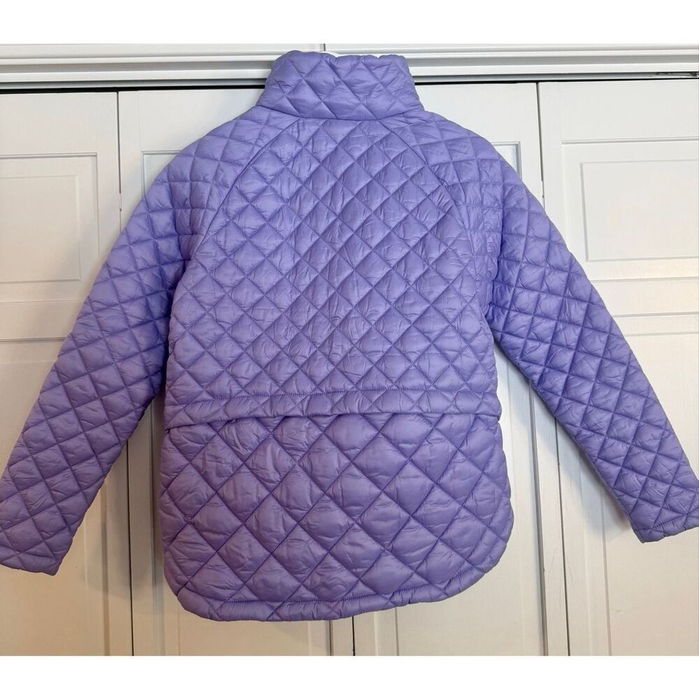 Athleta whisper featherless down purple puffer jacket size xxs - Picture 3 of 9